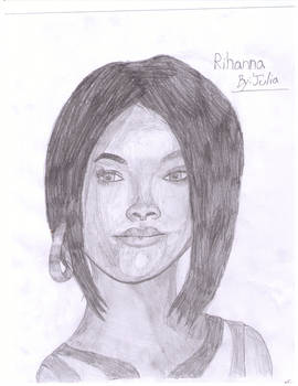 270x350 Rihanna Sketch - Rihanna Sketch Drawing