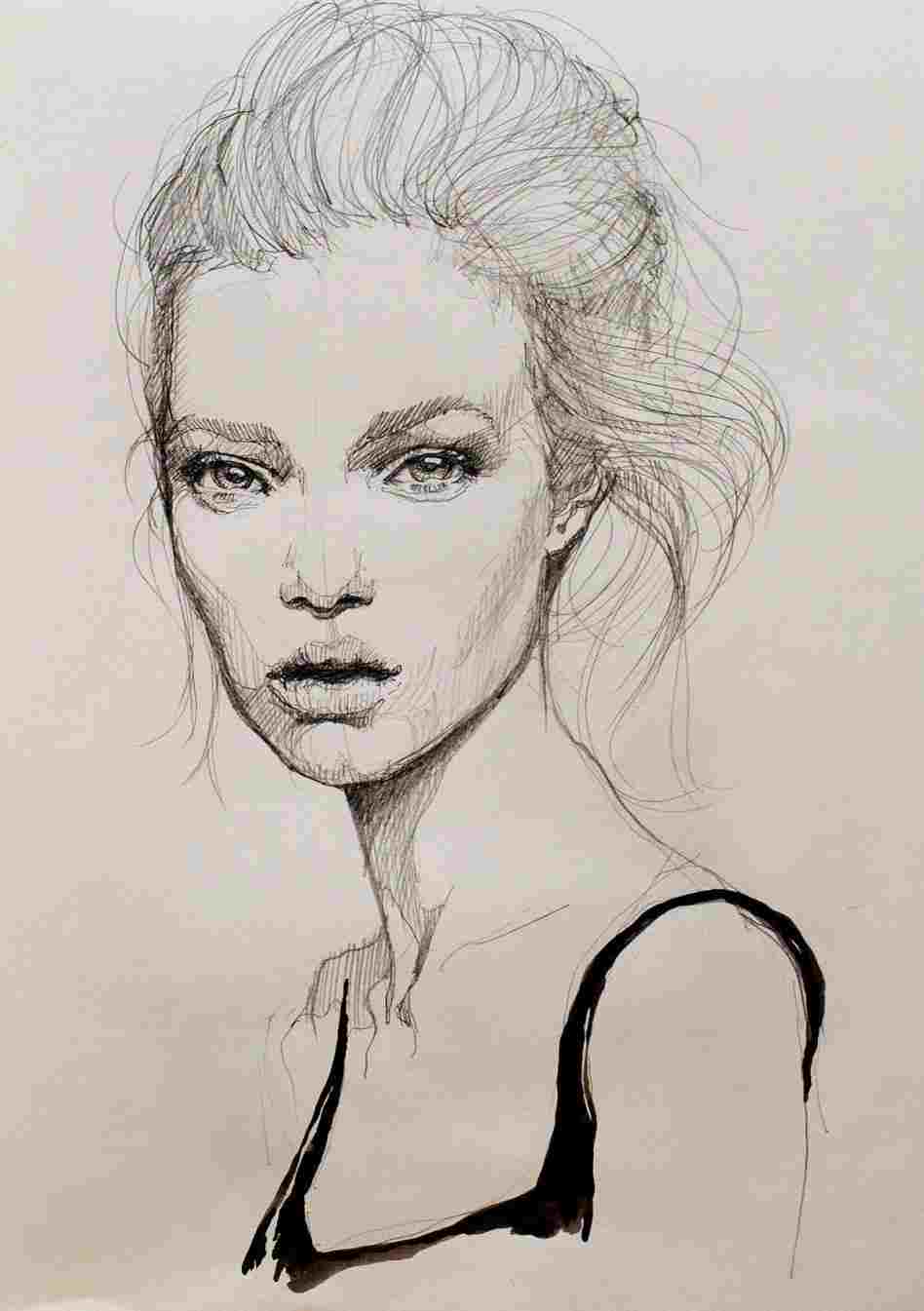 948x1345 sketch girls sketch drawing portrait of rihanna - Rihanna Sketch Drawing