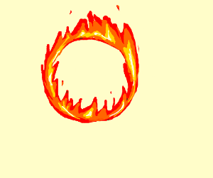 300x250 Fire Ring Drawing - Ring Of Fire Drawing