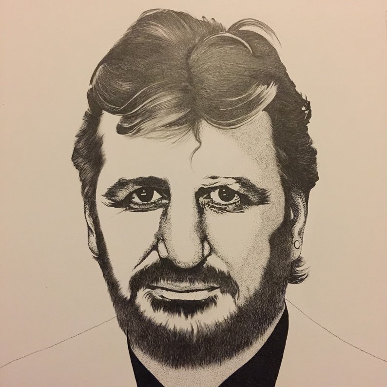 794x794 ringo starr etsy - Ringo Starr Drawing