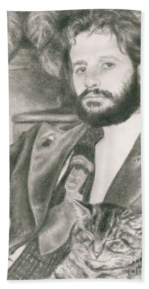 500x967 ringo starr beach sheet for sale - Ringo Starr Drawing