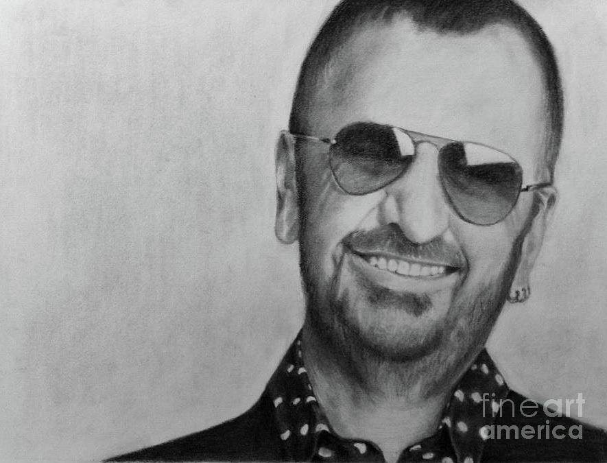 885x675 ringo starr drawing - Ringo Starr Drawing