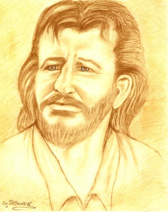 574x726 ringo starr drawing - Ringo Starr Drawing