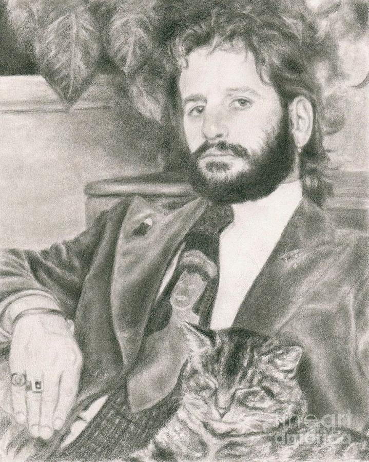 719x900 ringo starr drawing - Ringo Starr Drawing