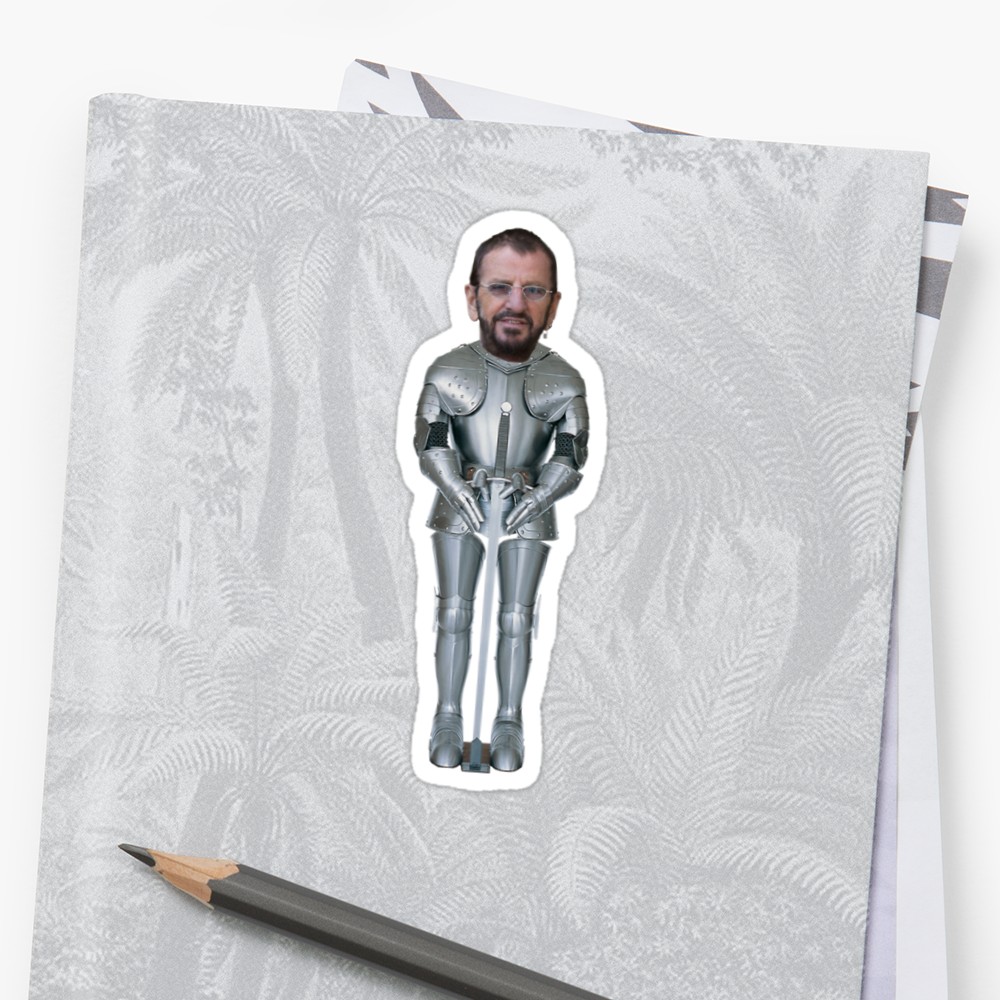 1000x1000 ringo starr knight stickers - Ringo Starr Drawing