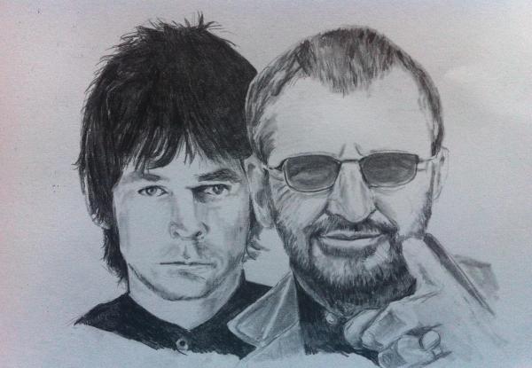 600x415 portrait of zak starkey, ringo starr - Ringo Starr Drawing