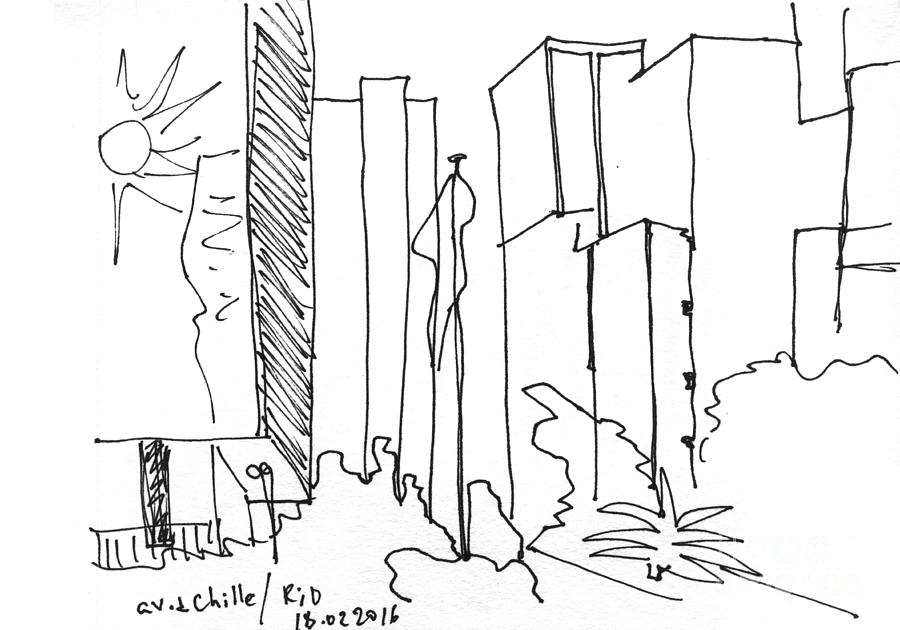 900x630 rio de janeiro, centro febriary, drawing - Rio De Janeiro Drawing