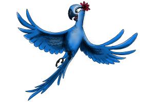 300x200 how to draw jewel from rio - Rio Drawing