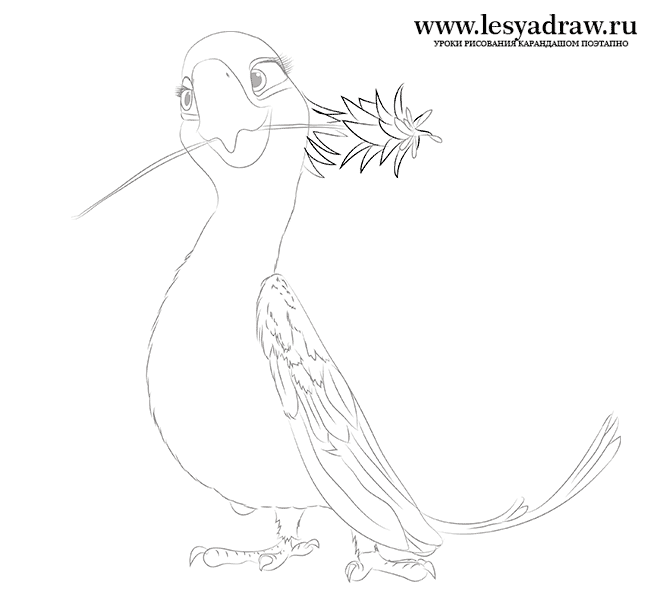 650x600 how to draw the pearl from rio - Rio Drawing