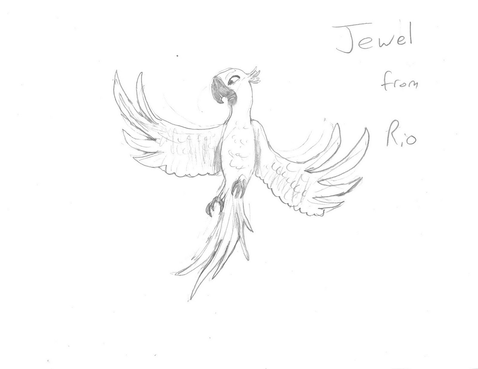 1600x1236 butterfly girl my rio drawings - Rio Drawing