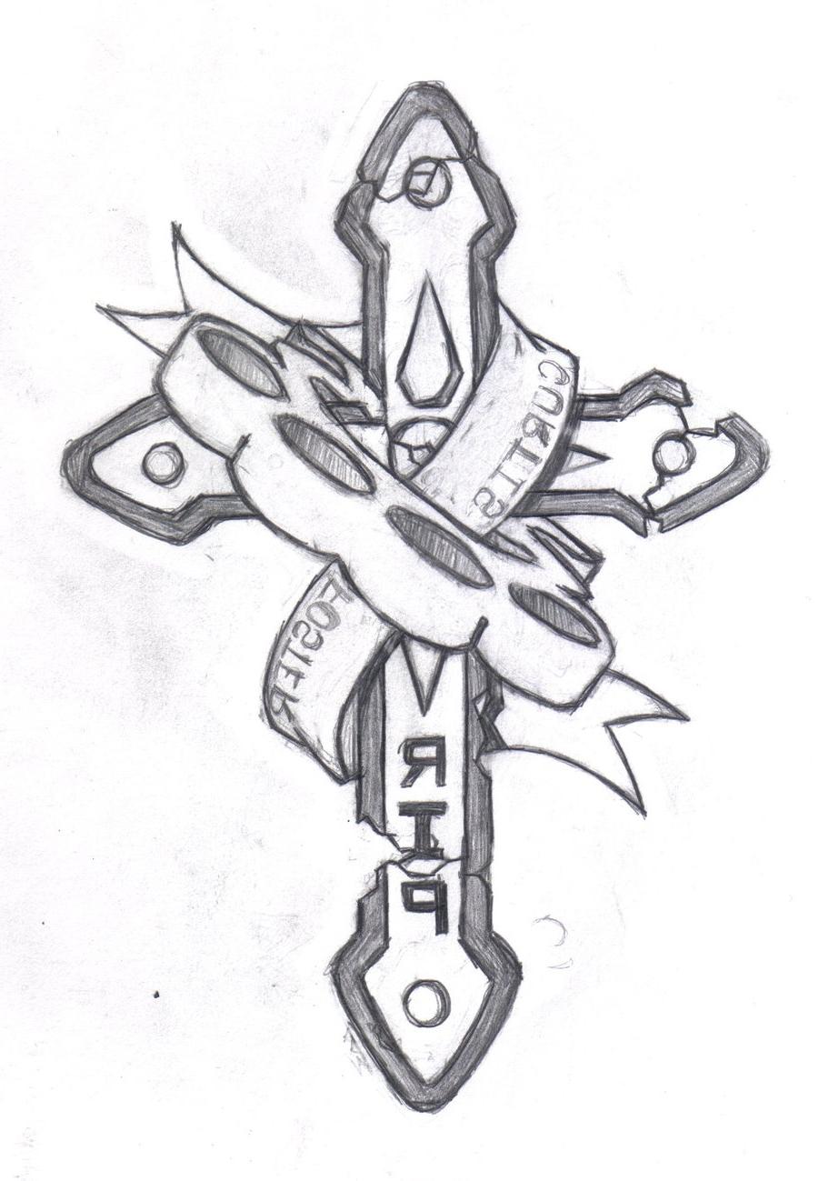900x1299 best drawing of crosses at getdrawings free for personal use - Rip Drawings