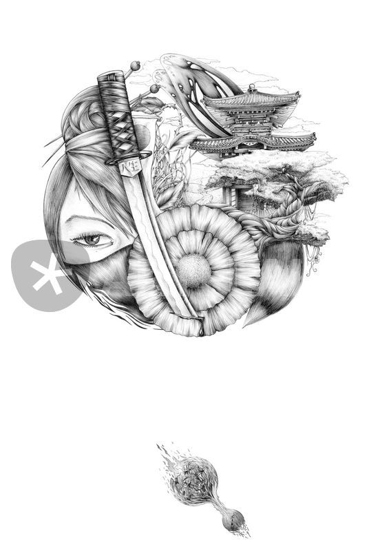 565x800 Rising Sun Drawing Art Prints And Posters - Rising Sun Drawing