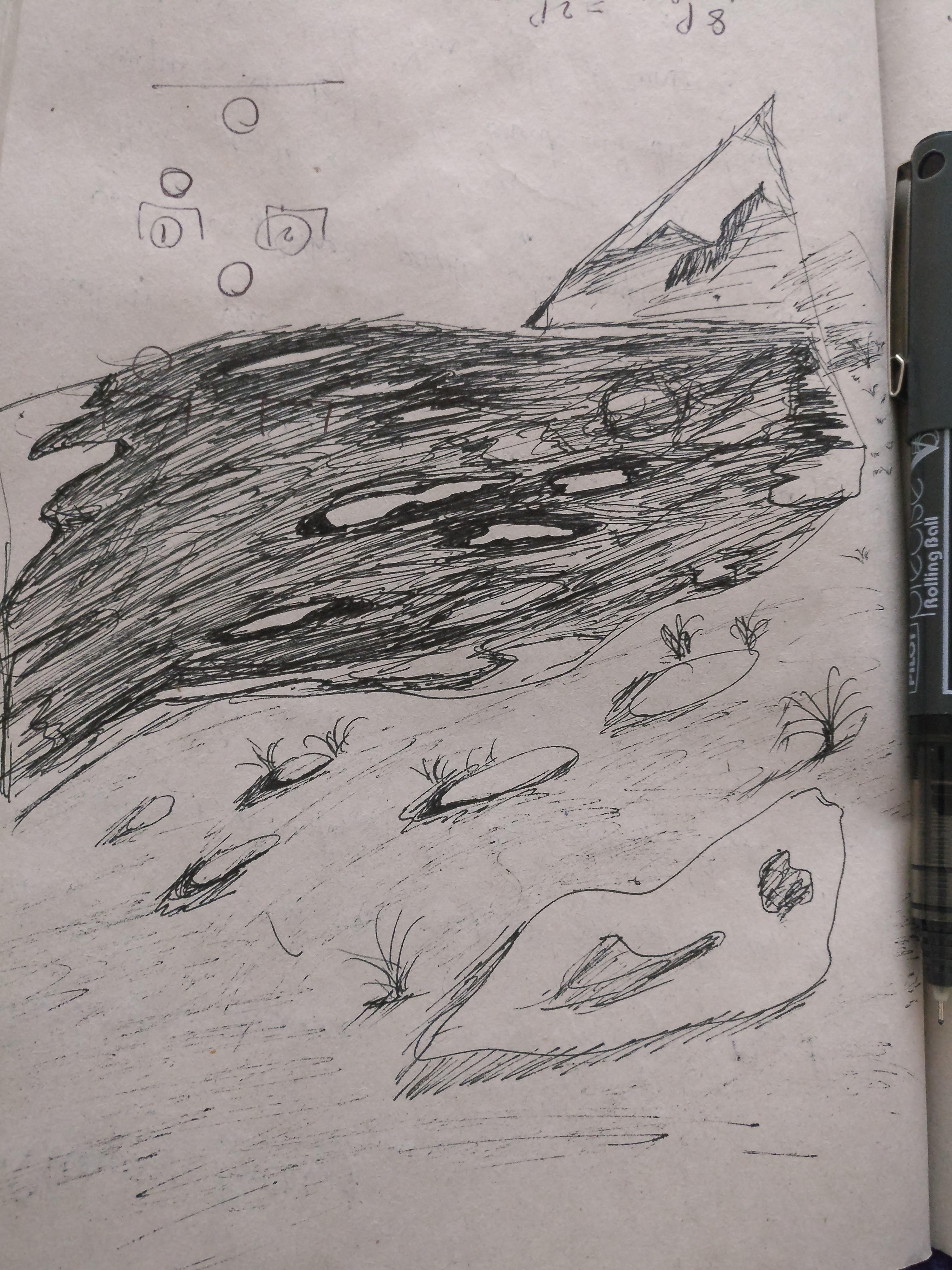 3480x4640 my first serious attempt - River Bank Drawing