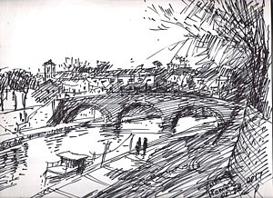 300x218 River Drawings Fine Art America - River Drawing