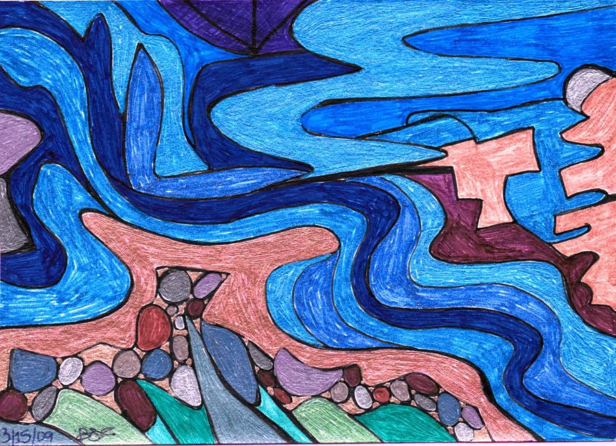 900x652 riverbed drawing - Riverbed Drawing
