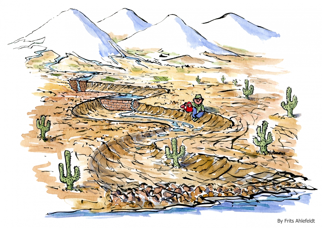1250x887 when the river run dry the hiking artist project - Riverbed Drawing