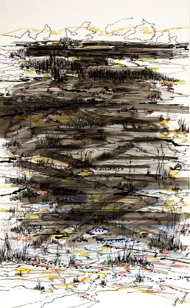 375x606 the dry river bed drawing - Riverbed Drawing