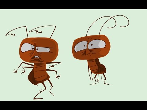 480x360 Drawing A Cartoon Roach Character Design - Roach Drawing