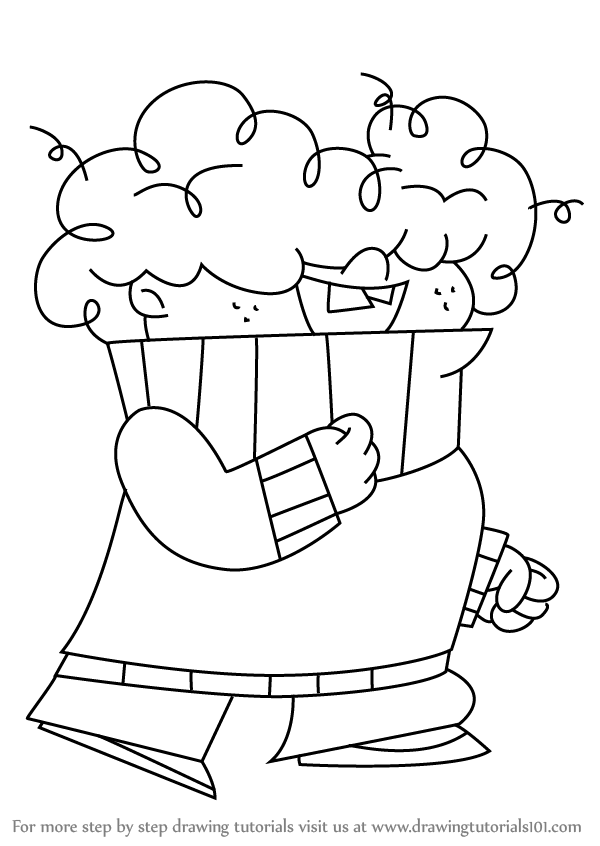 600x846 Learn How To Draw The Roach From Supernoobs - Roach Drawing