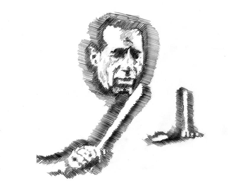 770x616 Max Roach Drawing - Roach Drawing