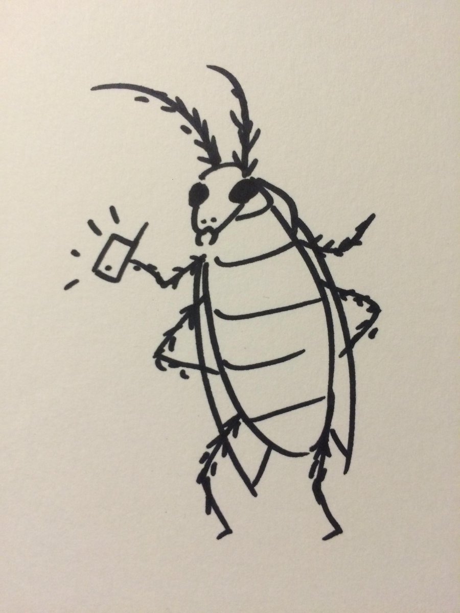 900x1200 Andy Nhek On Twitter When You Find Out Your - Roach Drawing