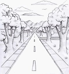 236x252 one point perspective road art teacher stuff - Road Drawing