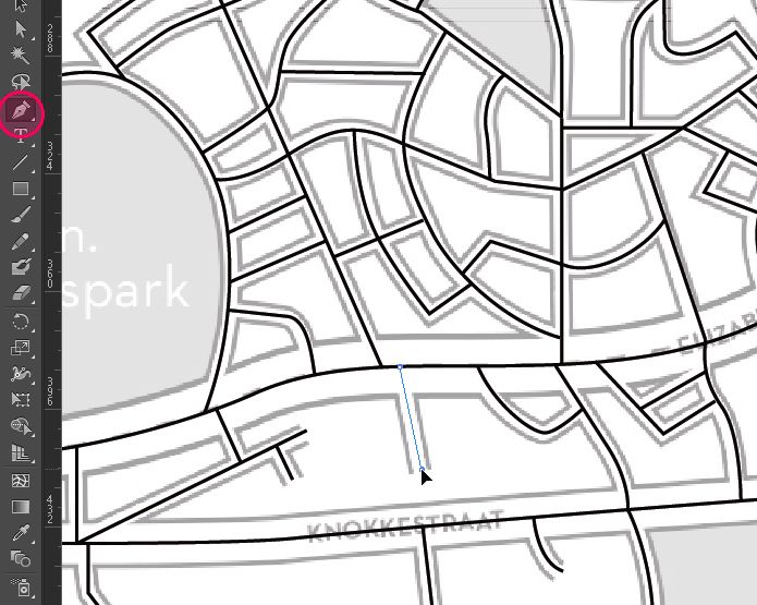 695x555 creating a roadmap in illustrator tutorial cue - Road Map Drawing