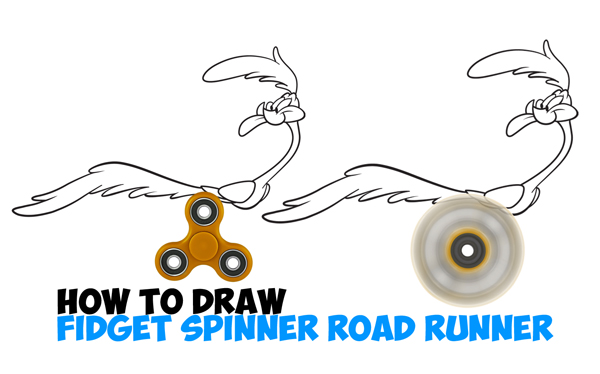 600x374 how to draw road runner archives - Road Runner Cartoon Drawing