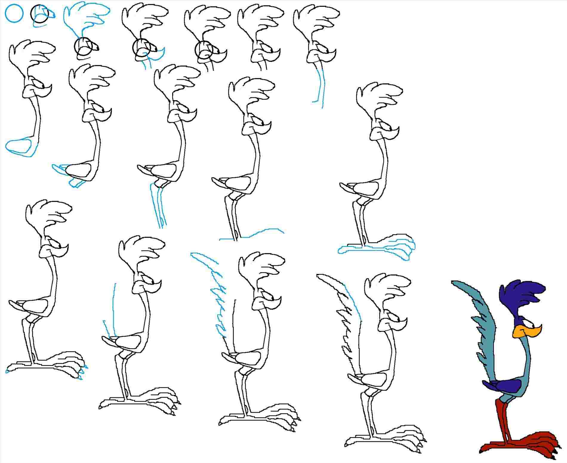 1900x1553 looney tunes step - Road Runner Cartoon Drawing