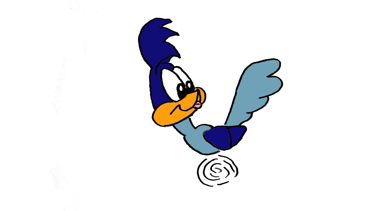 1280x720 how to draw baby road runner - Road Runner Cartoon Drawing