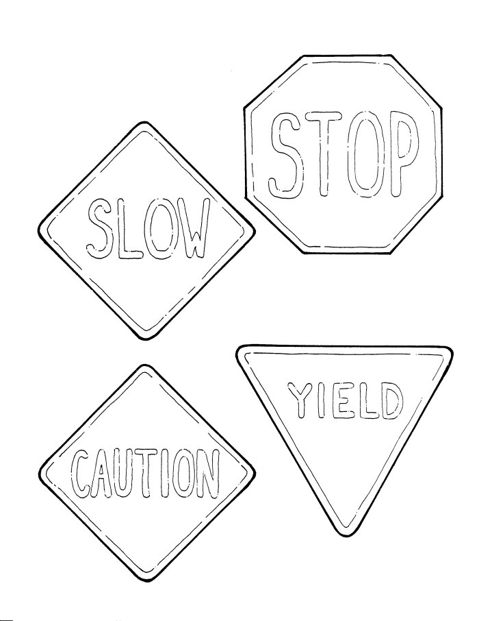 700x906 road sign - Road Signs Drawing