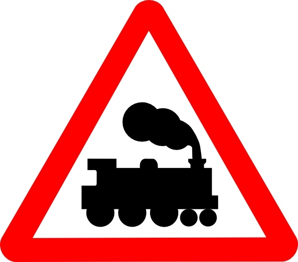 600x527 train road signs clip art free vector in open office drawing - Road Signs Drawing