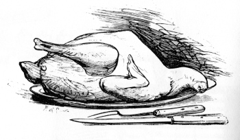 350x204 Roast Chicken An Irish Way - Roasted Chicken Drawing