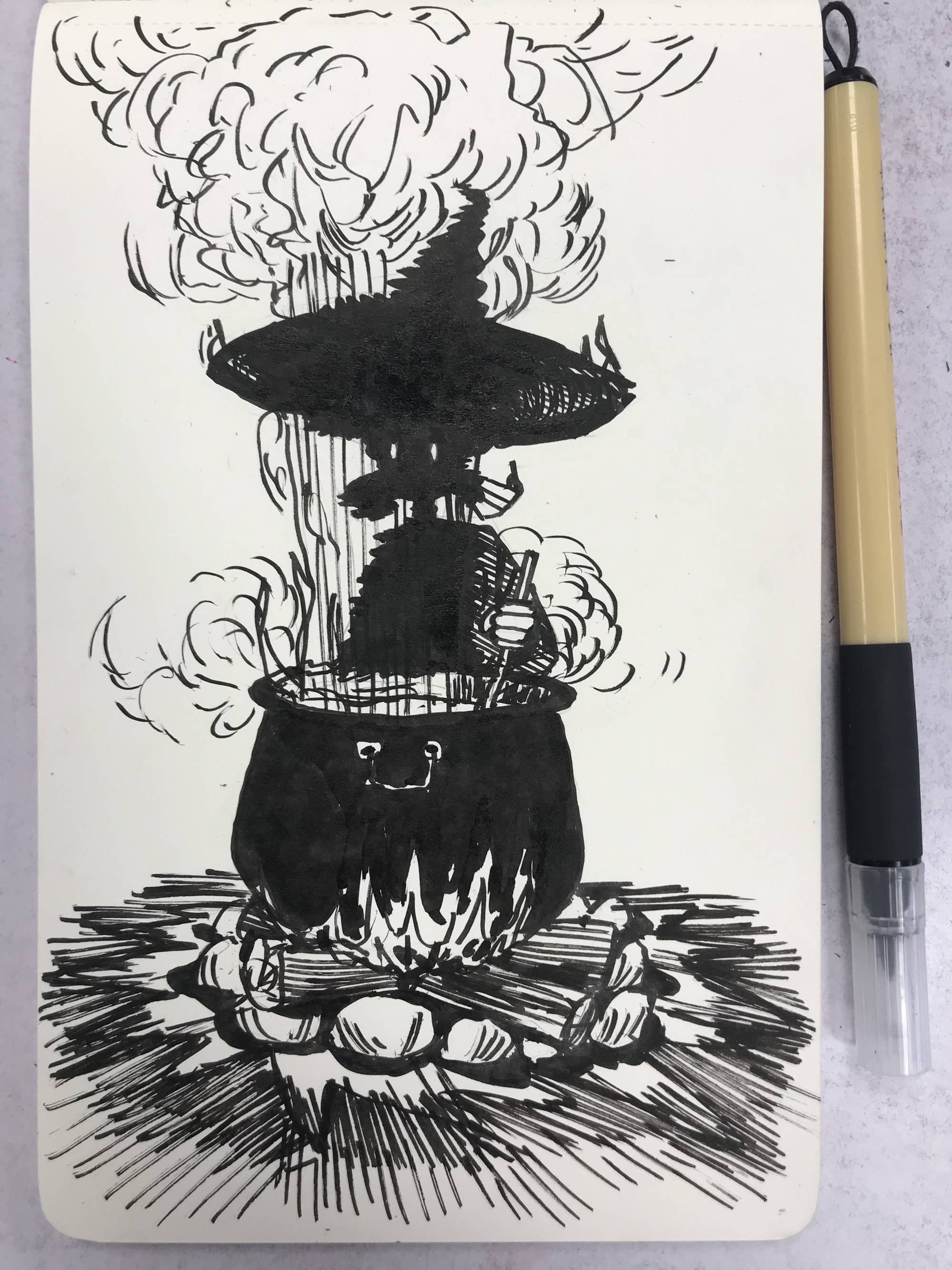 2000x2668 inktober day roasted drawing - Roasted Drawing