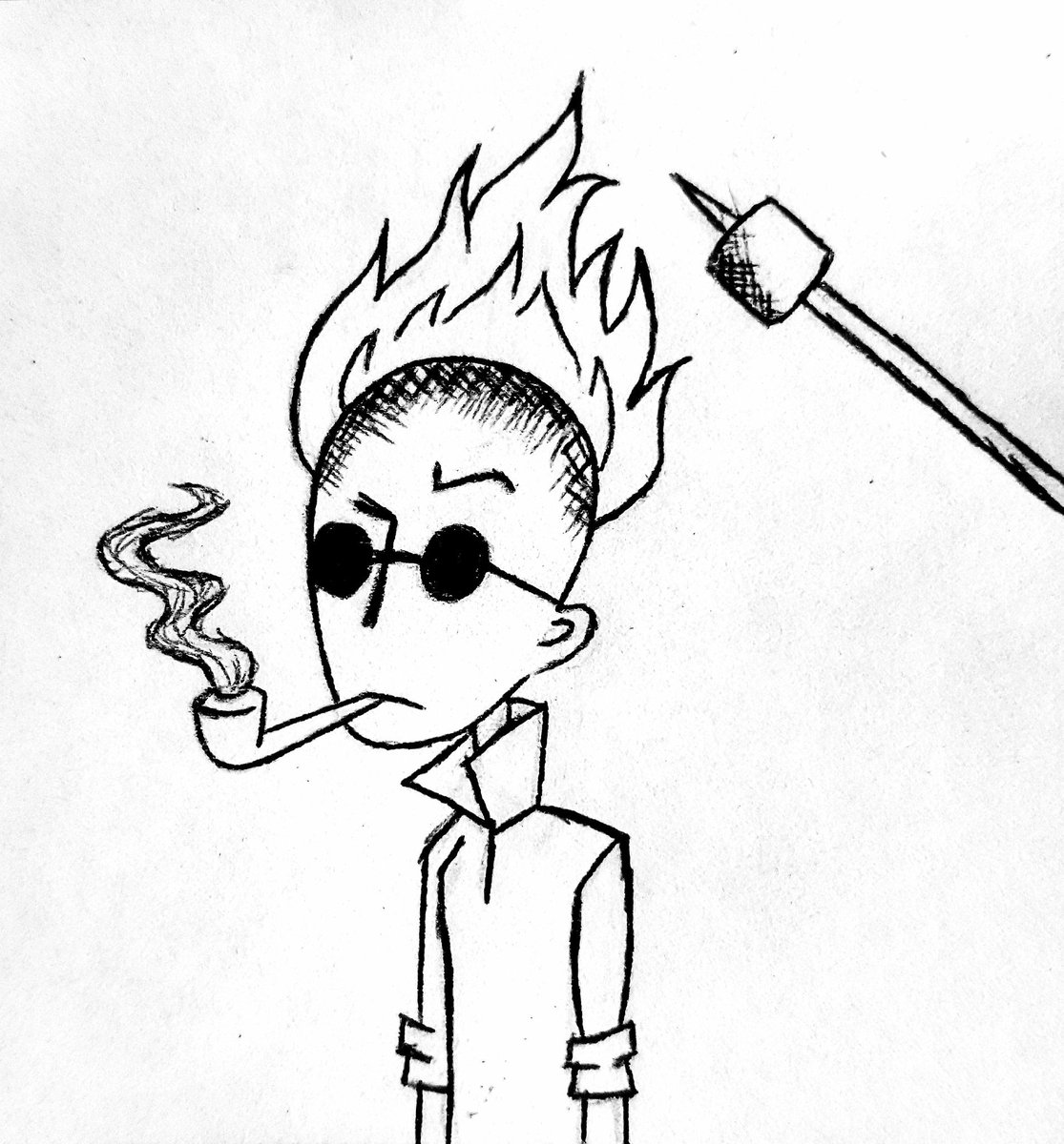 1115x1200 arthur owsley v twitter day of inktober roasted - Roasted Drawing