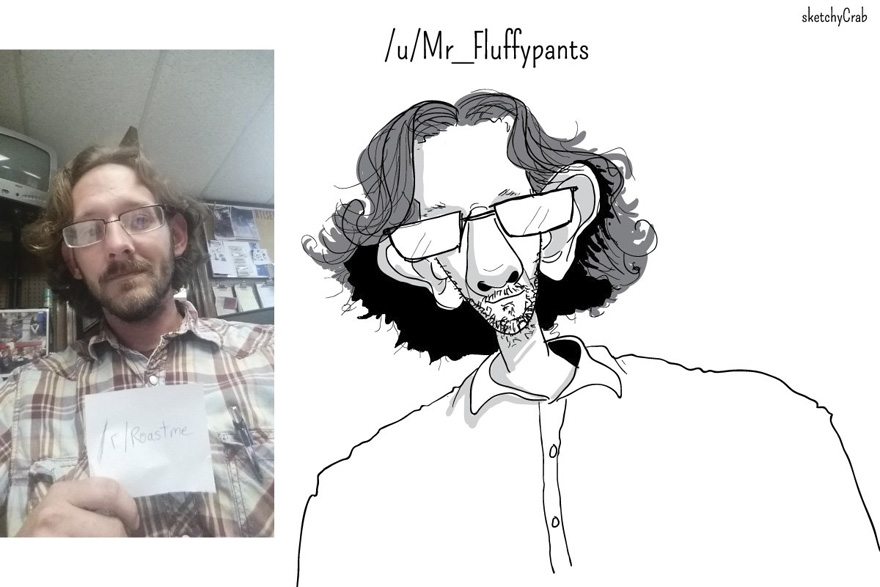 880x587 cartoonist roasts people - Roasted Drawing