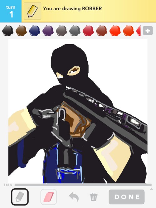 500x667 Robber Drawings - Robber Drawing