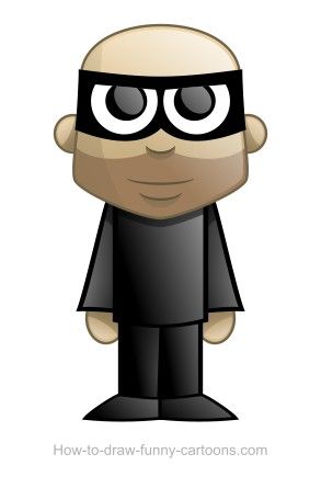 293x445 Robber Drawing - Robber Drawing