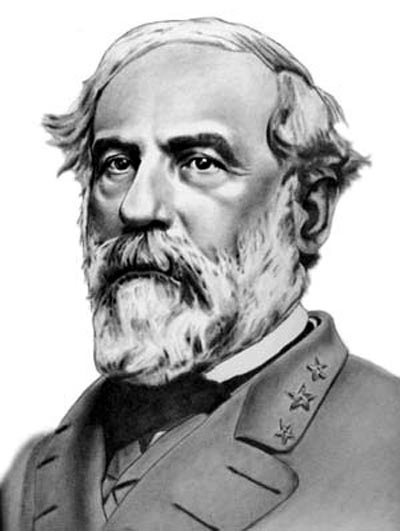 400x531 General Robert E Lee Headquarters Flag - Robert E Lee Drawing