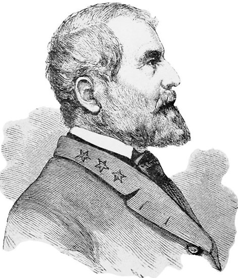 471x550 Robert E Lee Portrait Illustration Posters - Robert E Lee Drawing