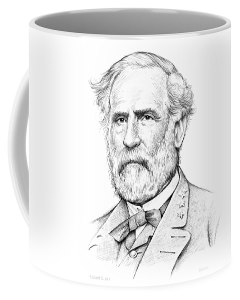479x600 Robert E Lee Coffee Mug For Sale - Robert E Lee Drawing