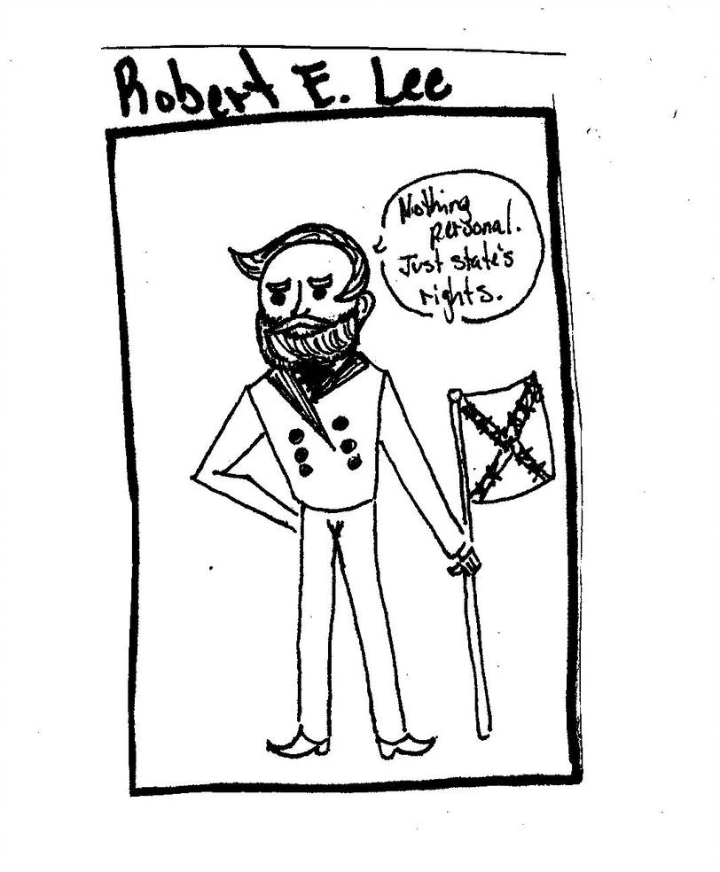 812x984 The Civil War, General Robert E Lee - Robert E Lee Drawing