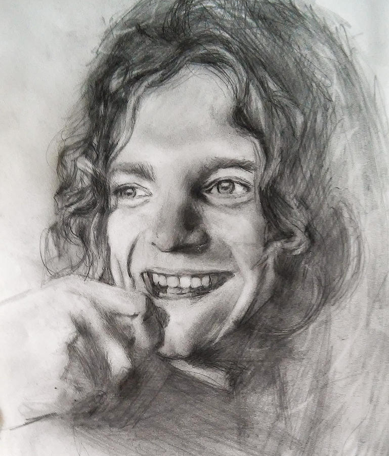 769x900 Robert Plant Drawing - Robert Plant Drawing