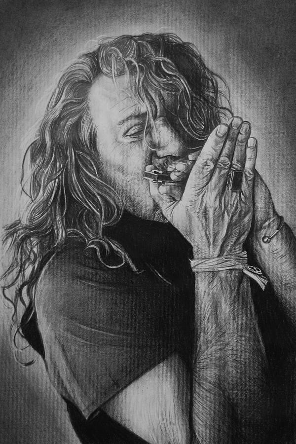 600x900 Robert Plant Drawing - Robert Plant Drawing