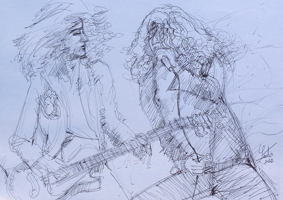 900x637 Jimmy - Robert Plant Drawing