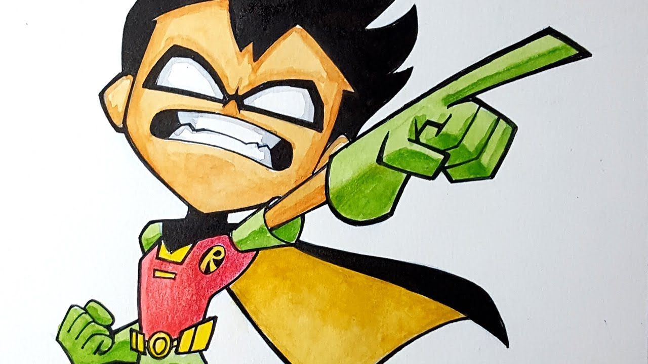1280x720 Drawing Robin - Robin Drawing