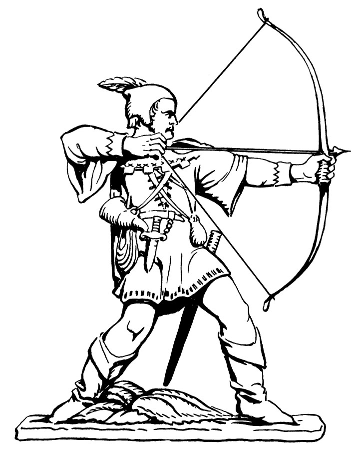 713x900 Nottingham's Robin Hood Statue Mumblingnerd's Mumbling Blog - Robin Hood Drawing