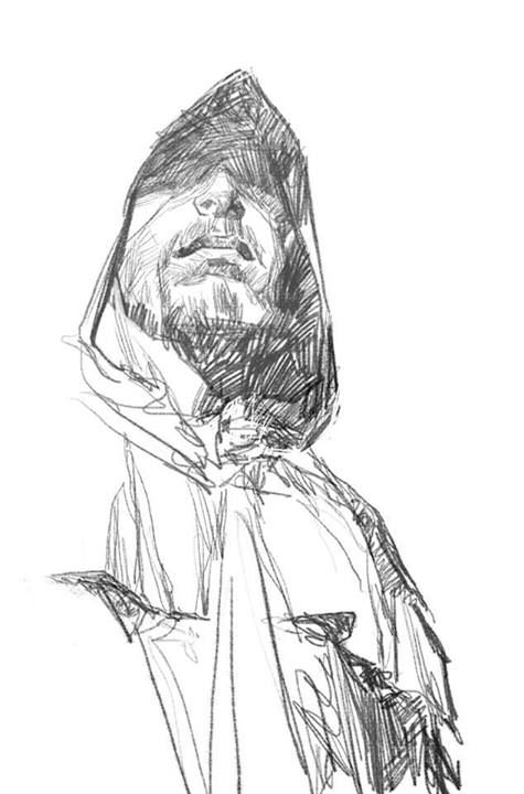 475x720 Tommy Chestnut - Robin Hood Drawing