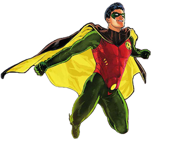 349x285 Robin - Robin Superhero Drawing