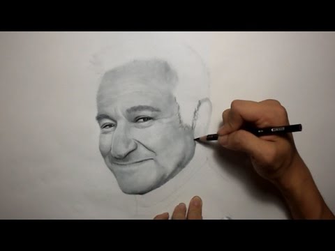 480x360 Robin Williams Drawing Tribute - Robin Williams Drawing